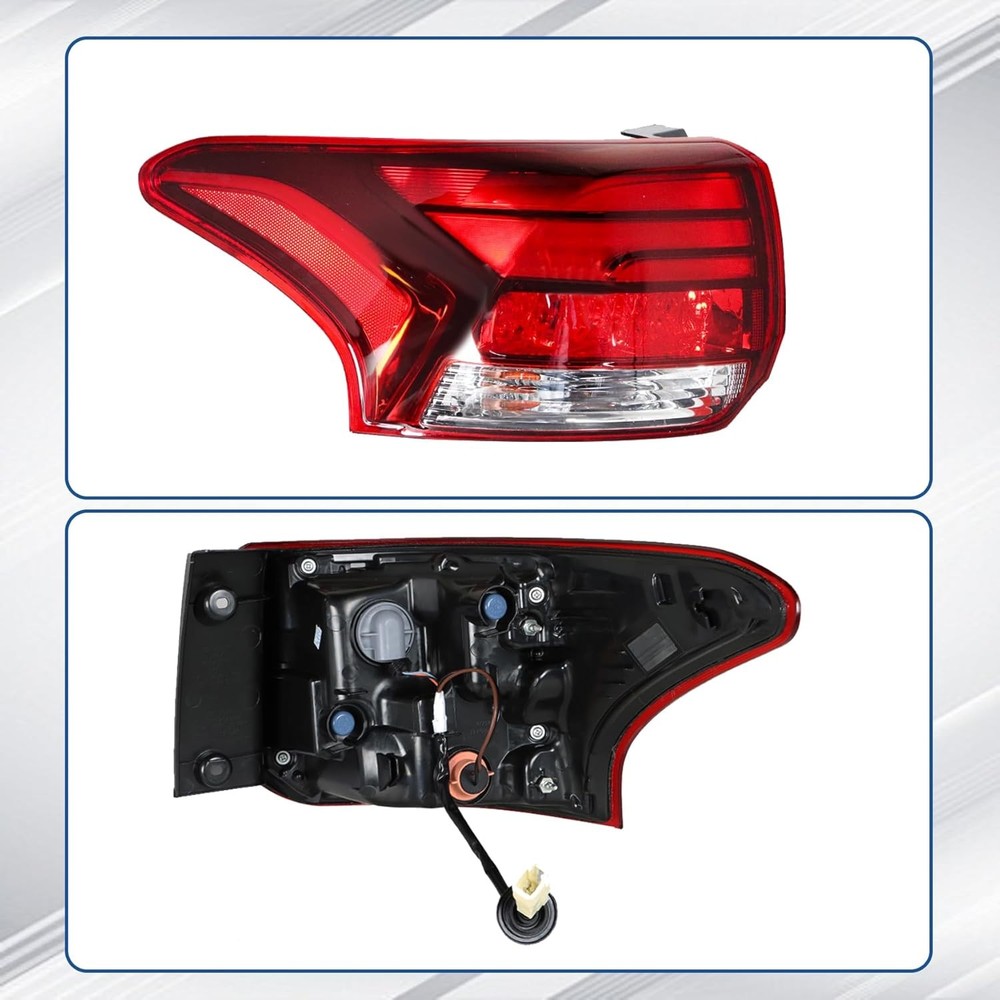 Left Side Outer Tail Light Assembly Replacement for Mitsubishi Outlander 2016