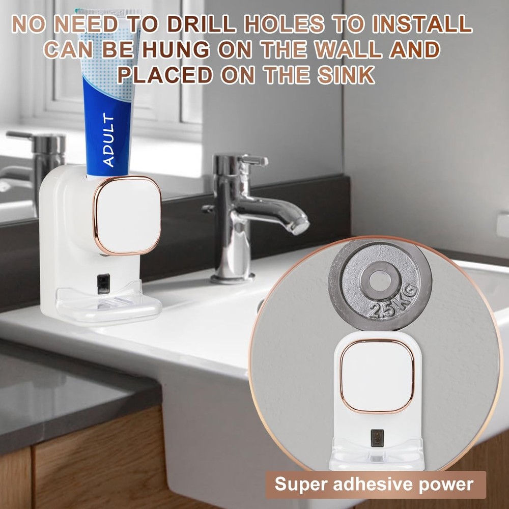 Automatic Toothpaste Dispenser Kids - Electric Toothpaste Dispenser -Tooth pa...