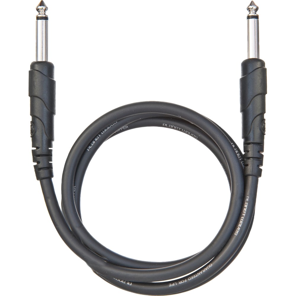 D'Addario Planet Waves Classic Series 1/4" Patch Cable 1 ft.