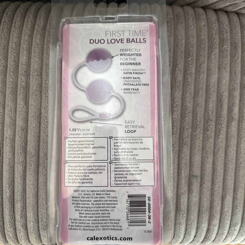 CalExotics First Time Duo Love Balls – Lavender