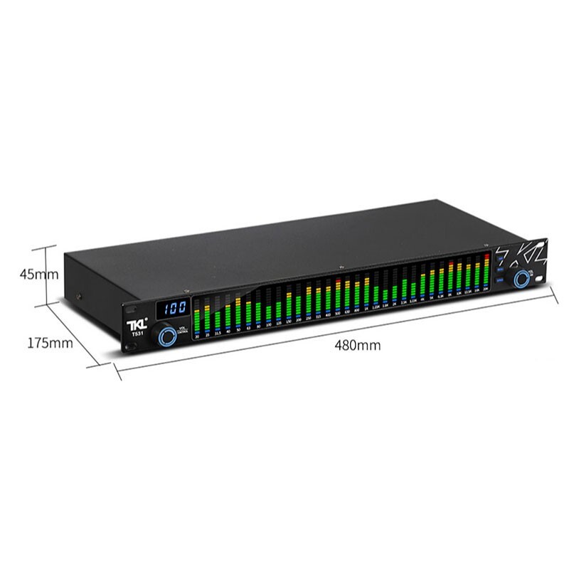 TKL T531 Digital Equalizer EQ Noise Reduction Spectrum Display 31 Bands Stage