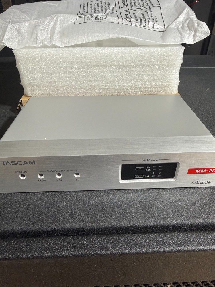 Tascam MM-2D-E |2-Channel Mic/Line Input/Output Dante Converter / DSP