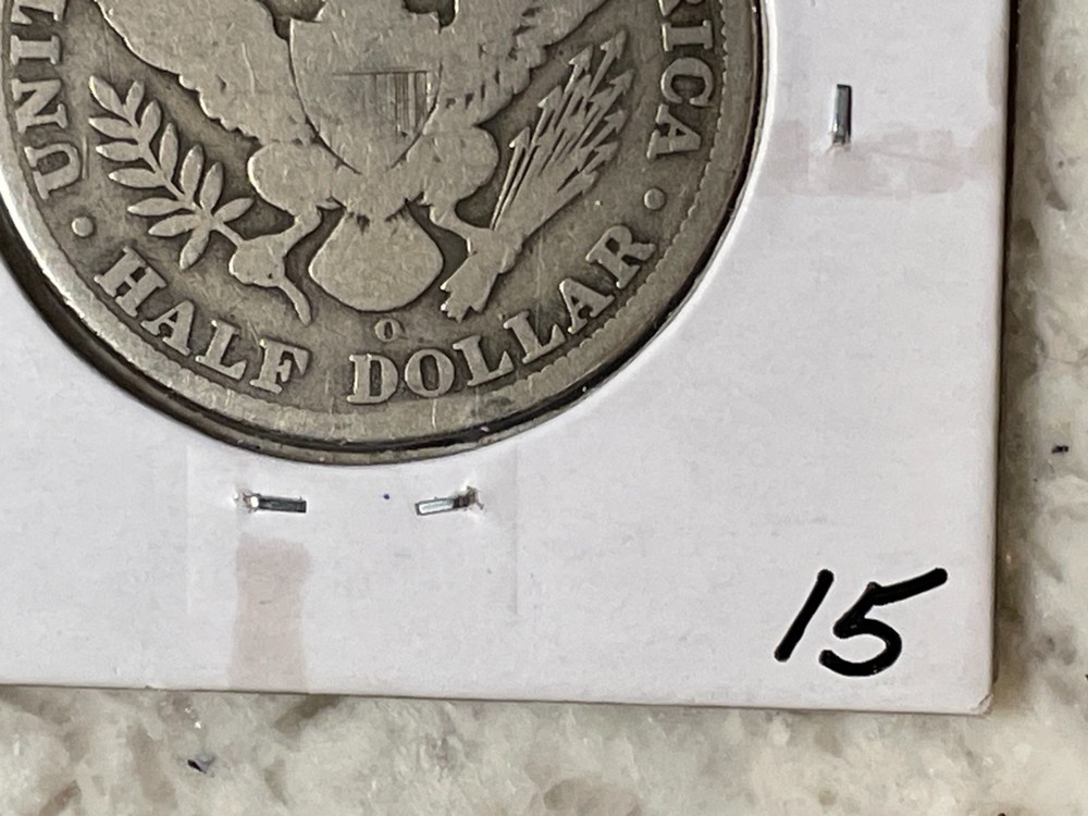 1909O Barber 90% Silver Half Dollar Good+ #15.