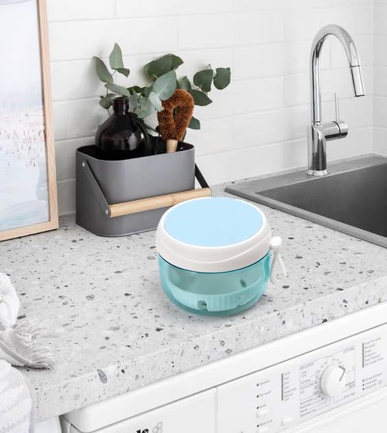 Denture Case, Leak Proof Bath Cup for Travel, Container White