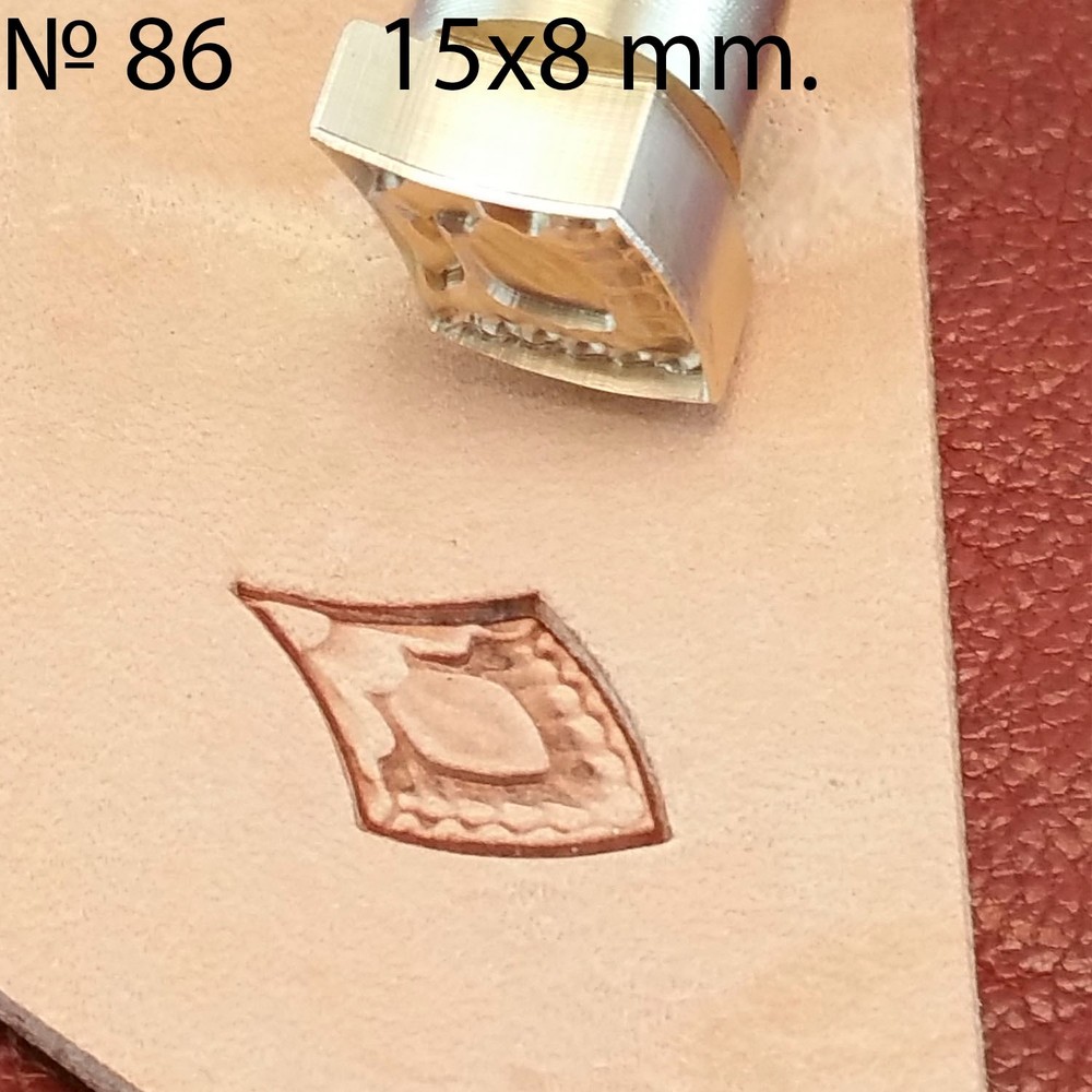 Leather stamp tool for leather craft DIY brass stamp #86 - scale