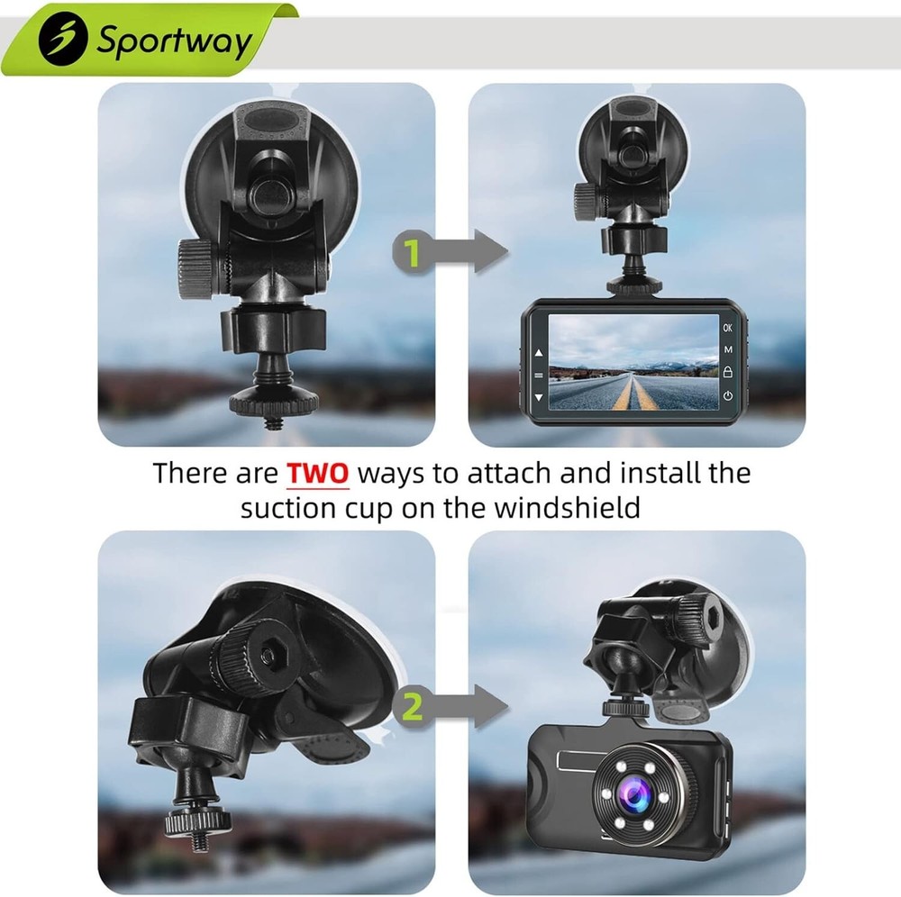 Universal Dash Cam Mount with 10pcs Joints – Easy Installation and Adjustability