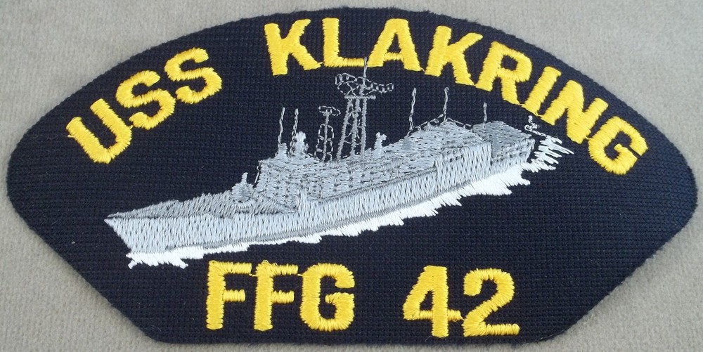 US Navy Cap Patch USS Klakring FFG-42