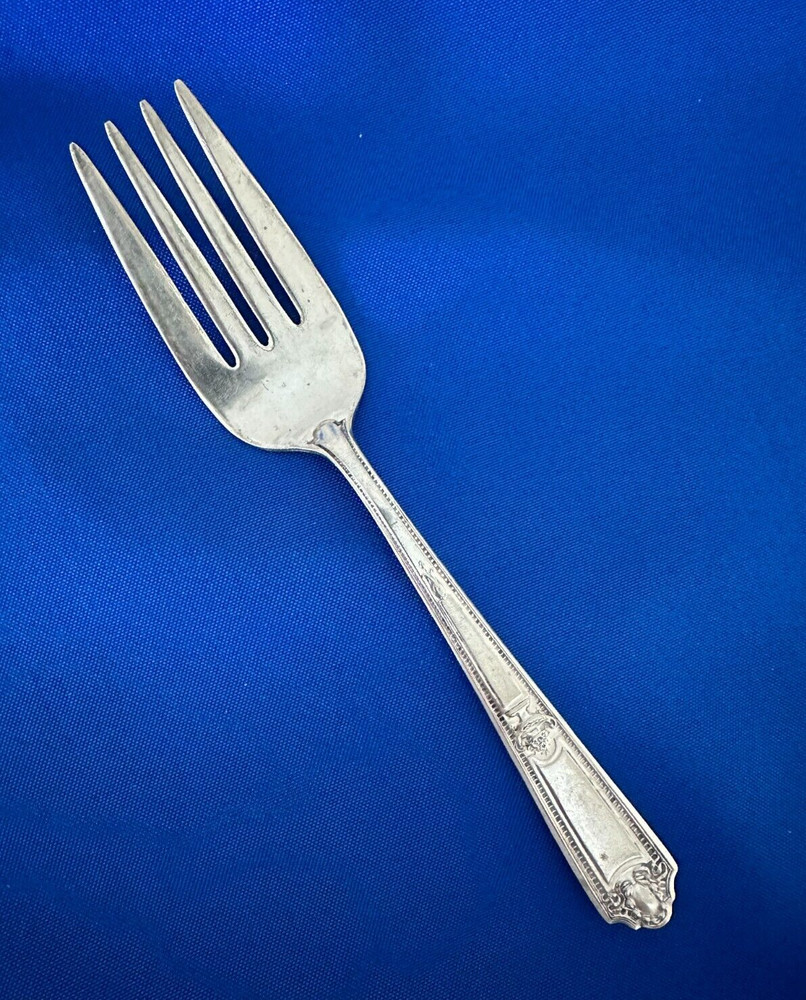 Antique silverplate Cold Meat Serving Fork by Regal Silver Company