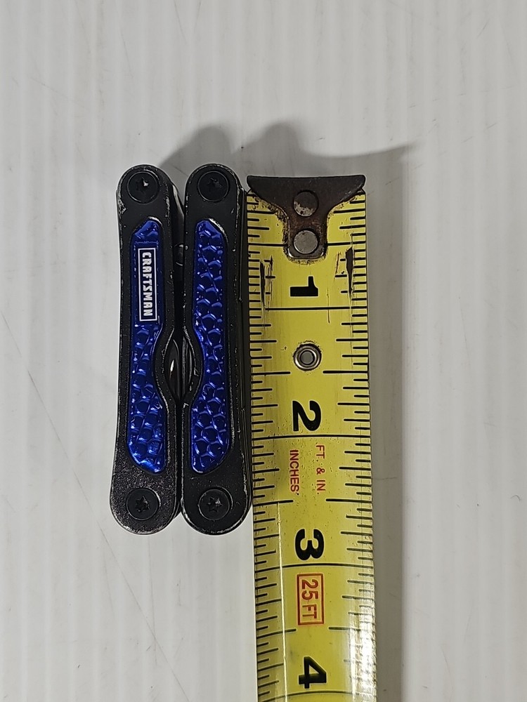 Craftsman Blue Mini Multi Tool Keychain 2.5in