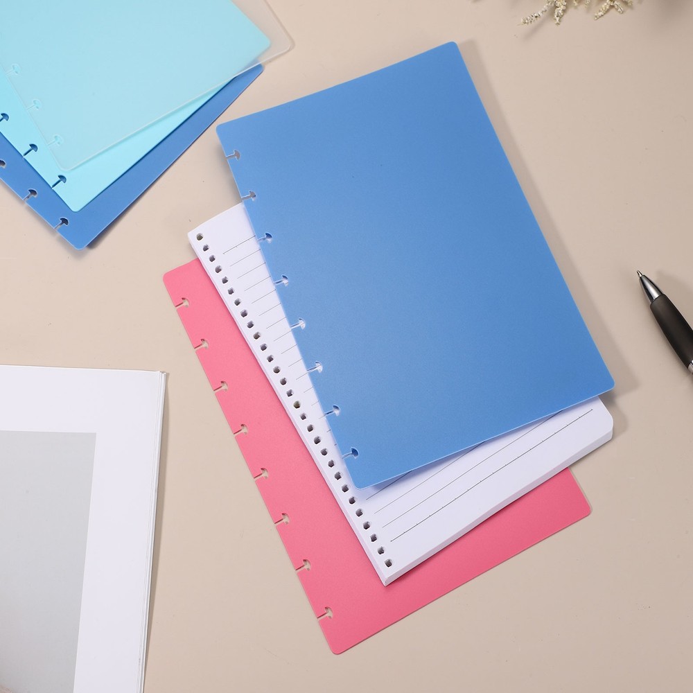 2 Set 11.8 x 8.5" A4 Discbound Notebook Cover, White
