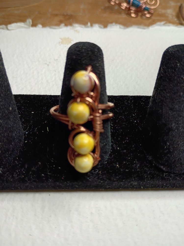 Ring Handmade Gemstone Ring Sunshine Agate