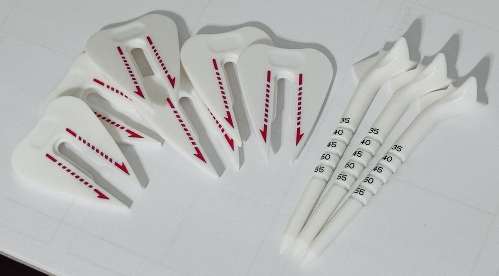 Golf Tee Adjustable Height Multi Functional Tee Support Bracket