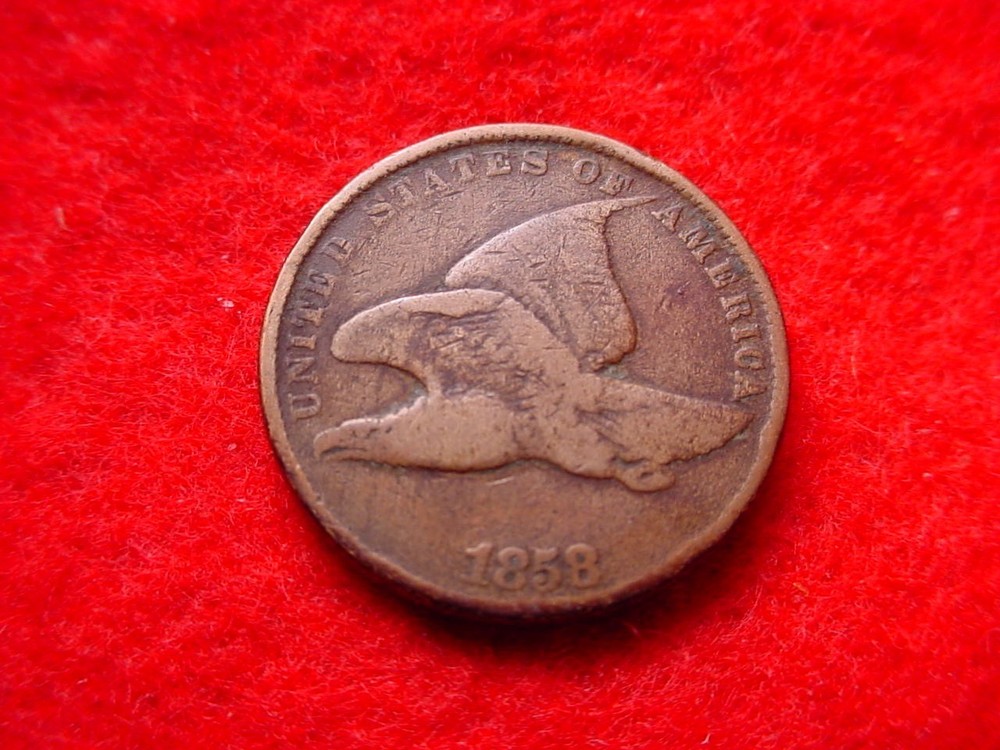 1858 FLYING EAGLE CENT GREAT CENT!!   #175