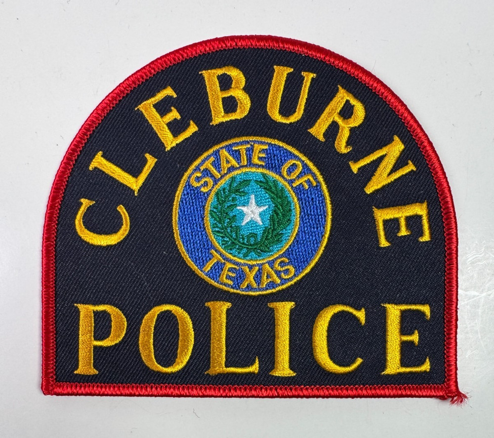 Cleburne Police Texas Tx Patch CC6