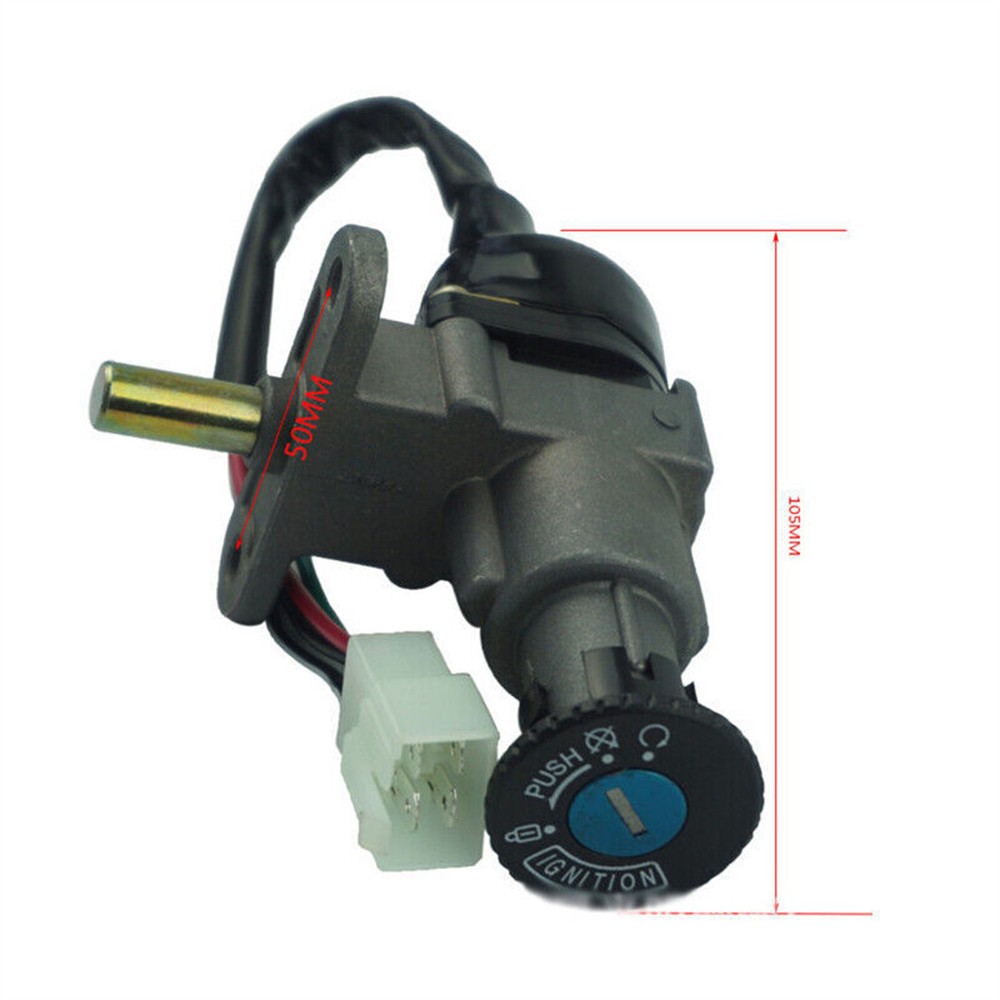 Universal Modified Motorcycle Fuel Gas Cap Ignition Switch Lock Key Set
