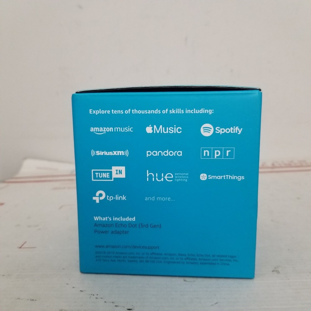 Amazon Echo Dot 3rd Generation Smart Speaker - Charcoal New Open Box