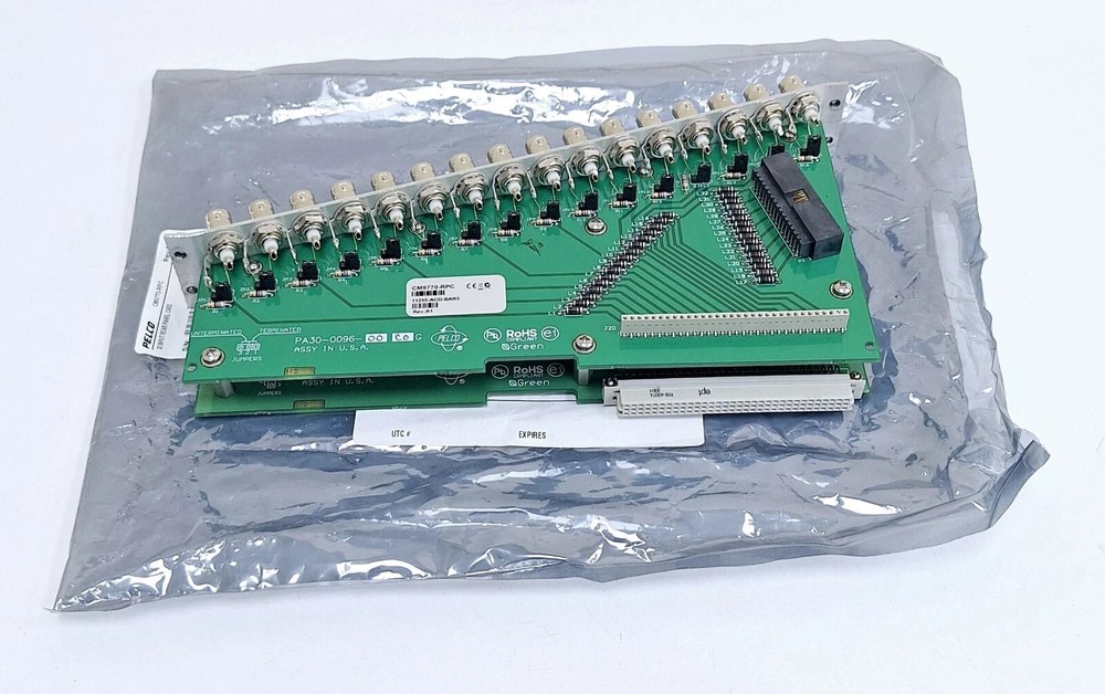 Pelco CM9770-RPC 32 Input Rear Panel Card CCTV Matrix Switch USA