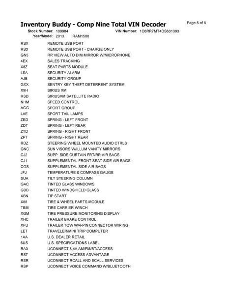 2013 13 RAM 1500 Air Shutter