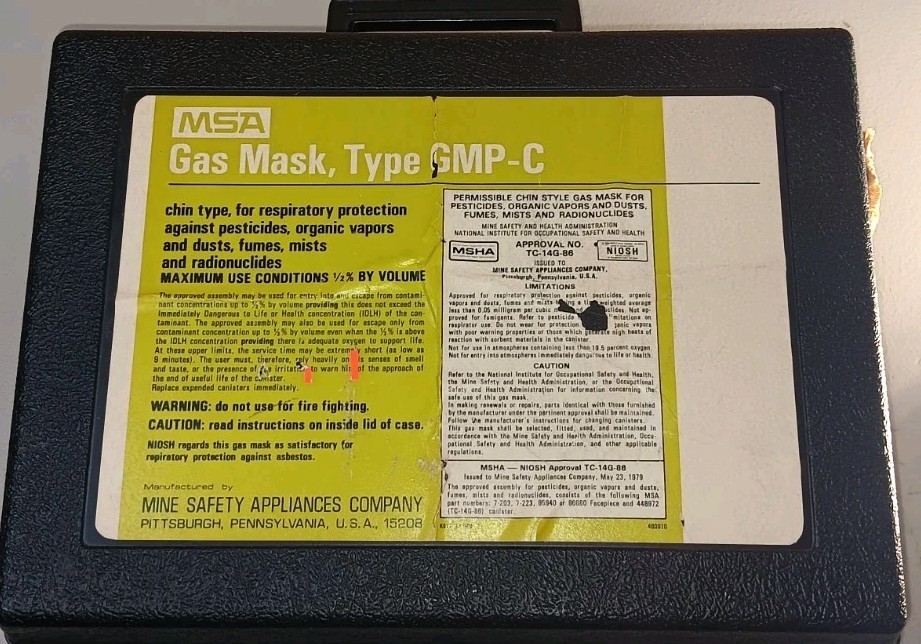 Msa Gas Mask Type Gmp-c