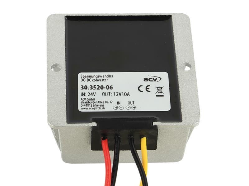Voltage Converter 24 Volt > 12 Volt Max 10A