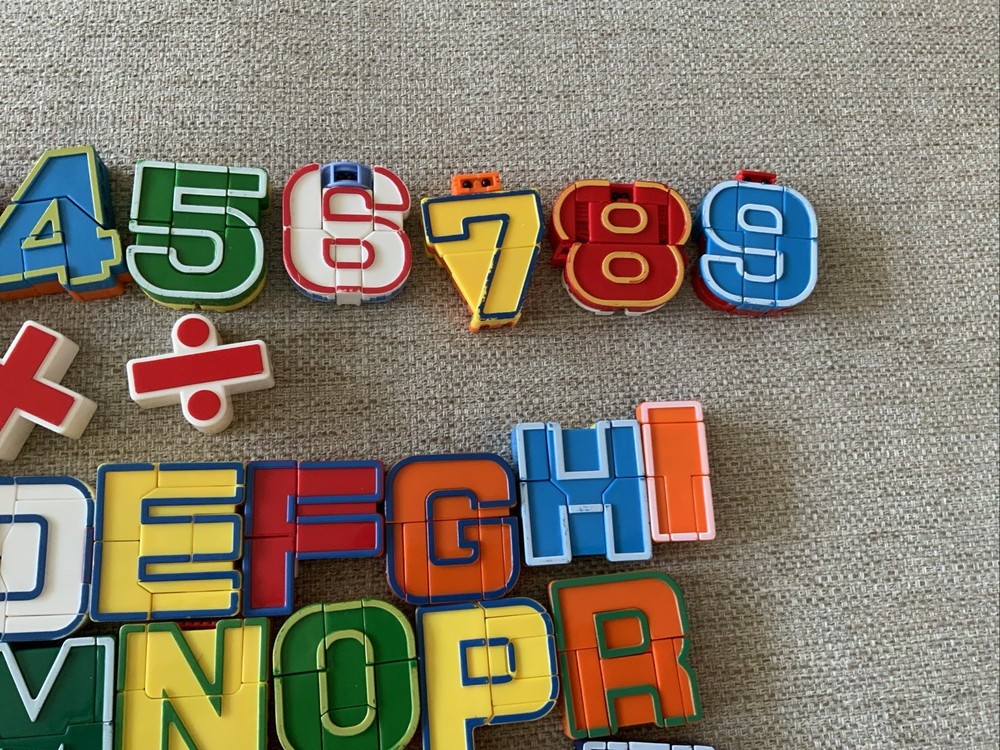 Numberblocks Transforming Number Figures & Alphabots Alphabet Missing #1 & Q