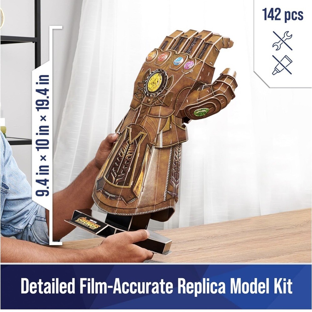 NEW 4D Build, Marvel Infinity Gauntlet 3D Puzzle Model Kit 135994