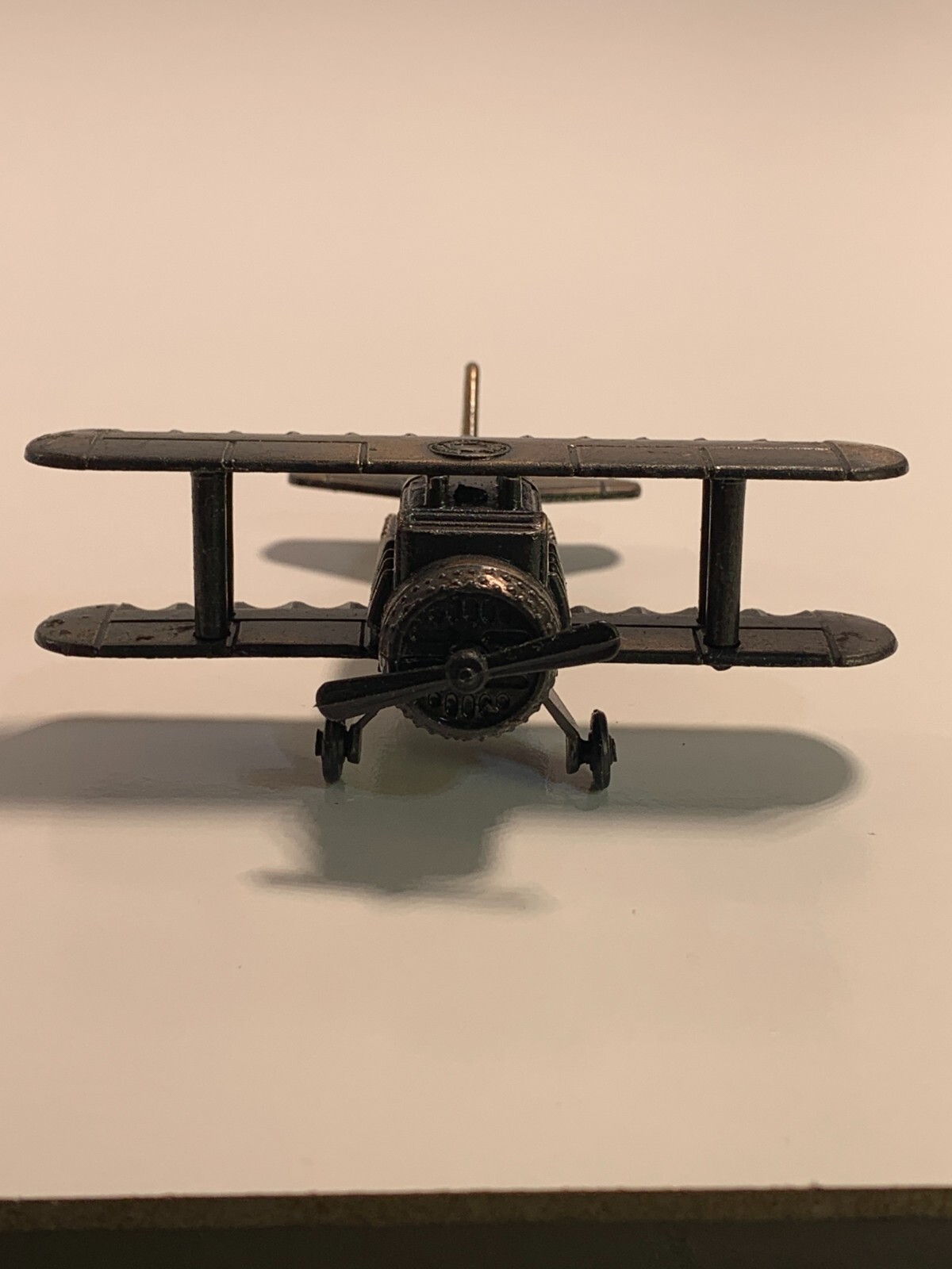 Vintage Die-Cast Pencil Sharpener Biplane PSF1