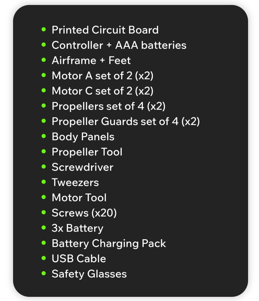 For The Win Robotics STEM Hopper Drone Kit & Case
