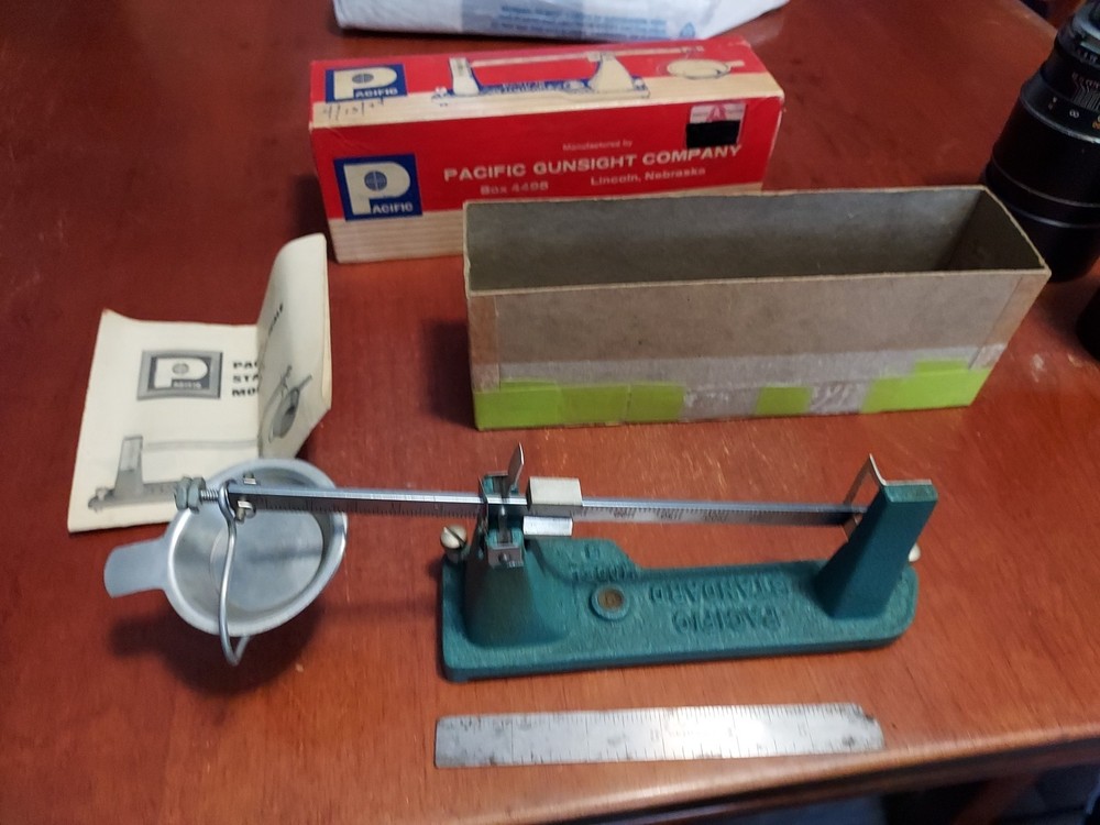 Pacific Powder Balance Beam Reloading Scale Missing Mod B, Measure Cup