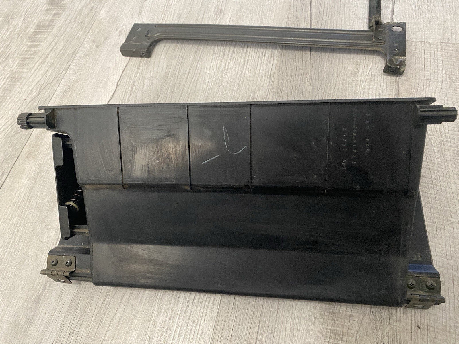 88-91 Honda Civic Wagon GloveBox GRAY with rail Glove Compartment OEM