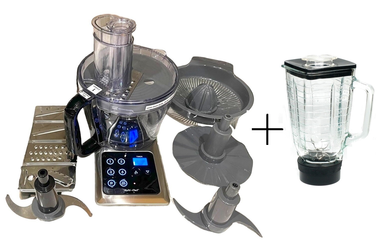 In Counter Blender & Food Processor (Nutone Food Center) w 1000W Drop-in Motor