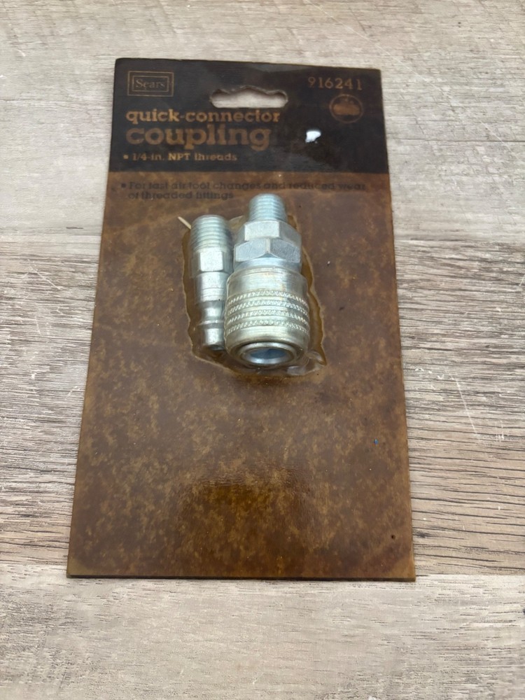 Sears Air Tool Hose Connector and Quick Connector Coupling