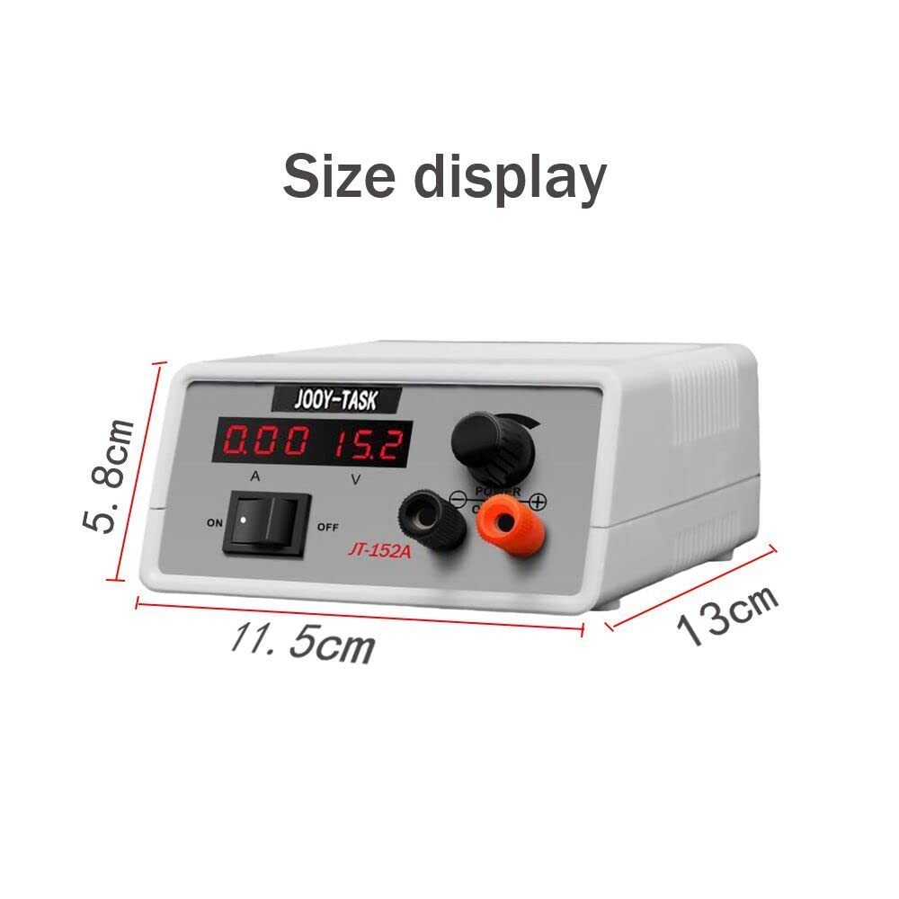 Adjustable DC Power Supply Variable Output &Lab Small Bench Power Supply Volt...
