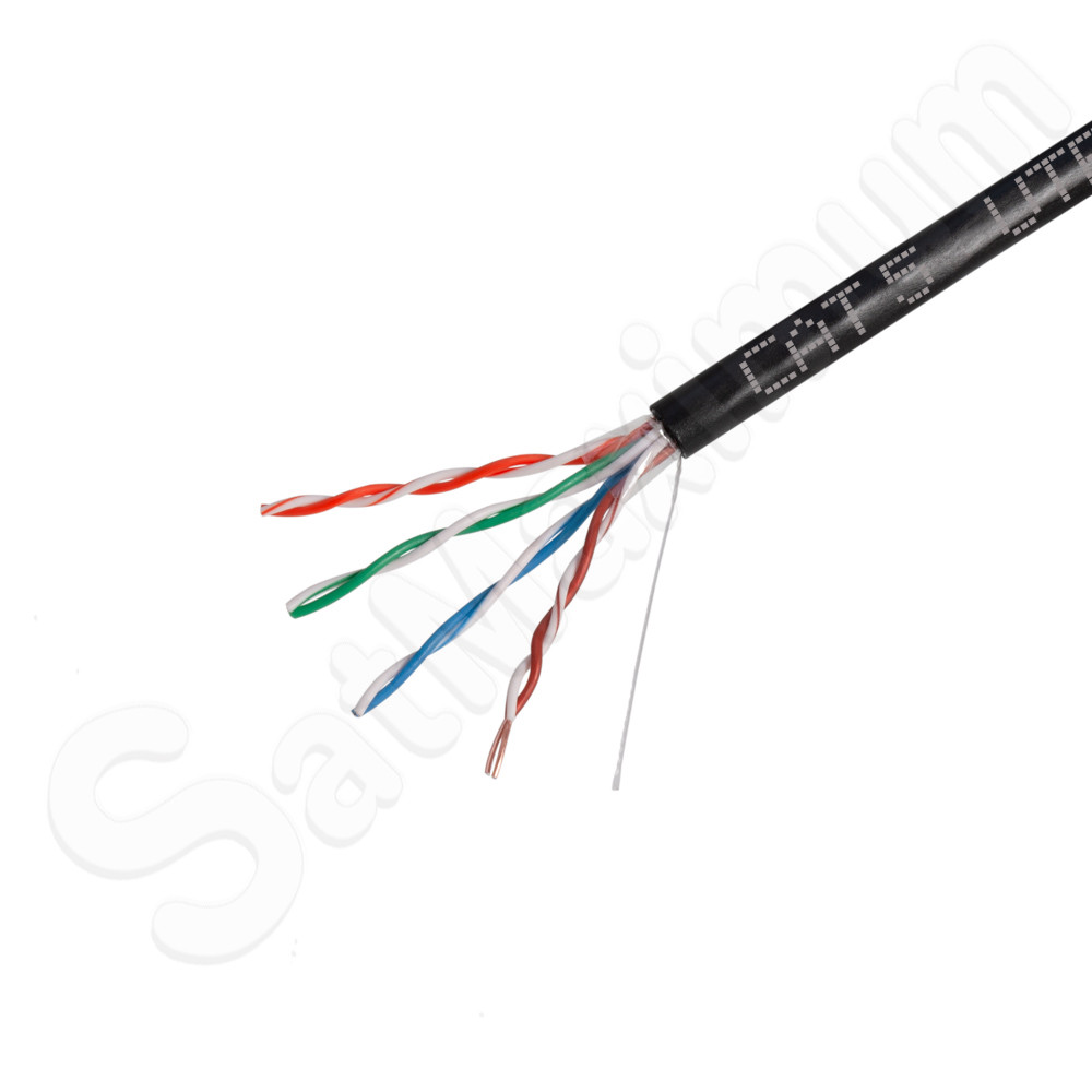 Cat5e OUTDOOR 500ft, 1000ft Cable Waterproof Ethernet Solid Direct Burial Cable