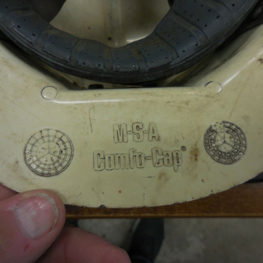 Vintage MSA Comfo Cap Mining Hard Hat --WALKER COUNTY ALABAMA COAL MINING #2