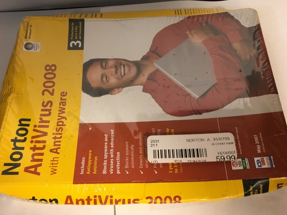 Norton antivirus 2008 sealed