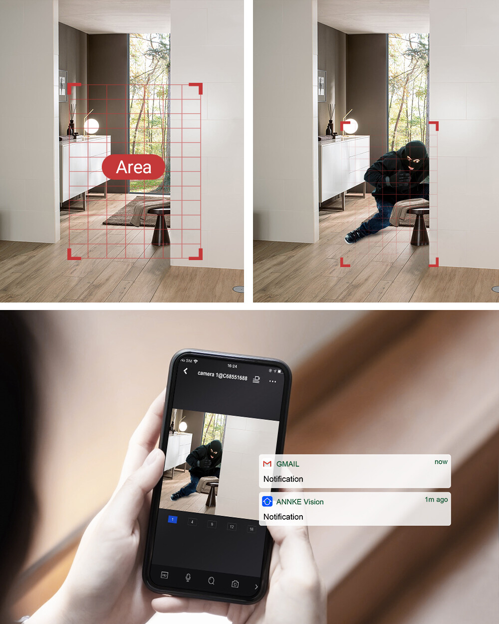 ANNKE H.265+ 8CH DVR for Video Security Camera System 5MP Lite Recorder CCTV Kit