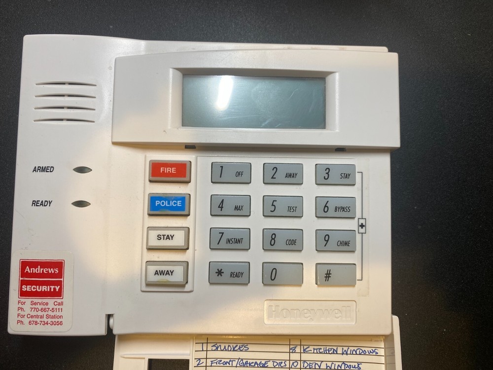 Honeywell 6150 Fixed English Keypad with Function Buttons