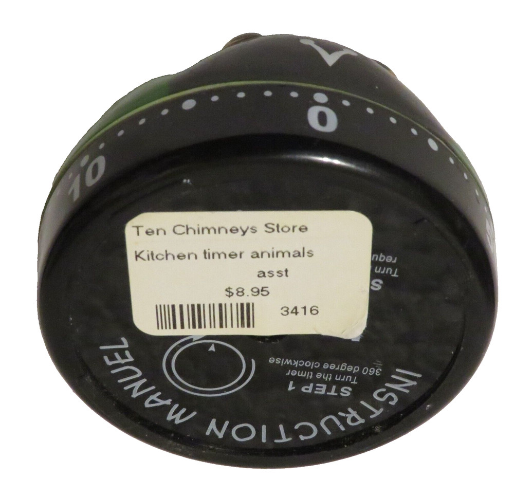 Novelty 60 Minute Timer Cute Green - Black Lady Bug