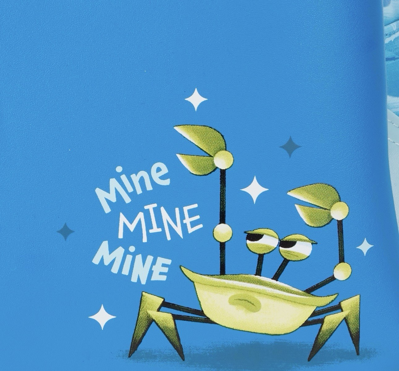 LOUNGEFLY DISNEY PARKS PIXAR FINDING NEMO SEAGULLS MINE, MINE, MINE BACKPACK NWT