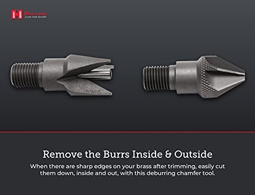 Durable Cam Lock Trimmer Deburr Tool - Chamfer & Deburring Heads for Reloading