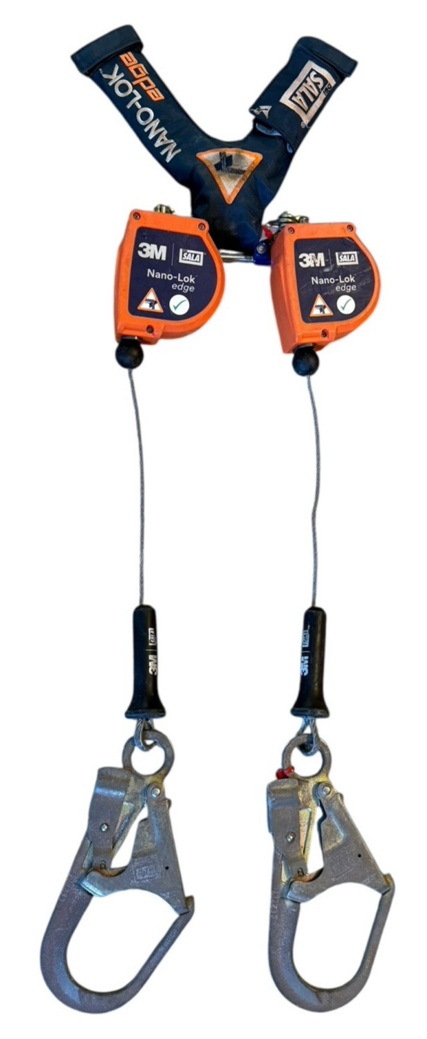 3M DBI-SALA Nano-Lok Edge, Twin-Leg, Self Retracting Lifeline (Model 3500246)