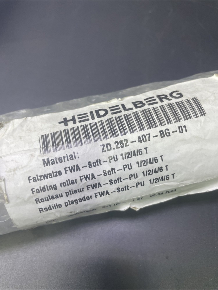 Heidelberg Folding Roller Ink Form Roller ZD.252-407-BG-01