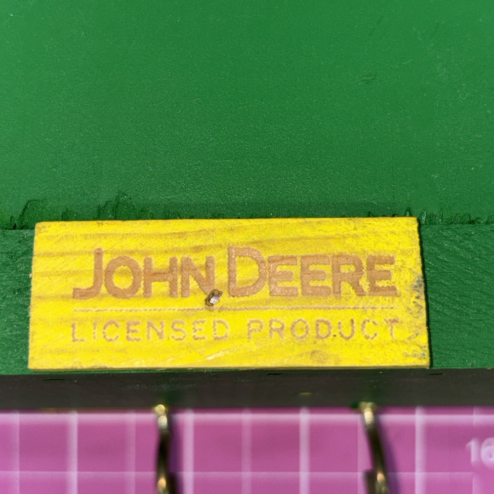 John Deere Tractor Wall Hanging with Hooks Hat/Key Rack
