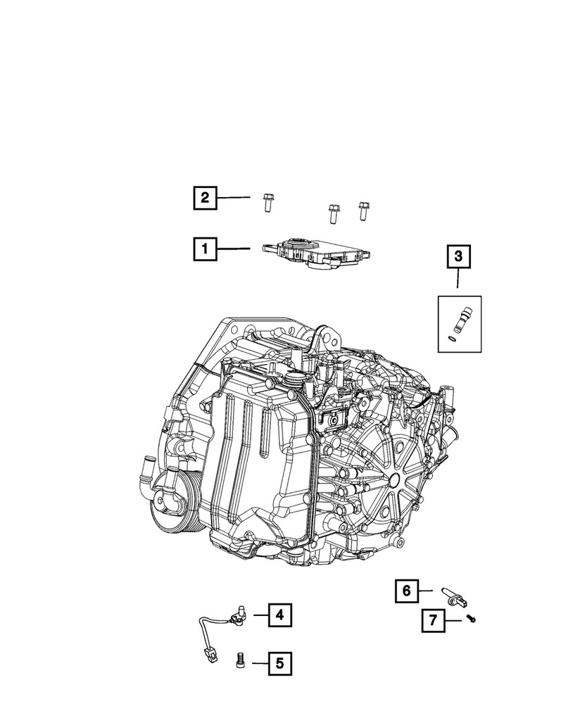 Genuine Mopar Transmission Output Speed Sensor 68137842AA