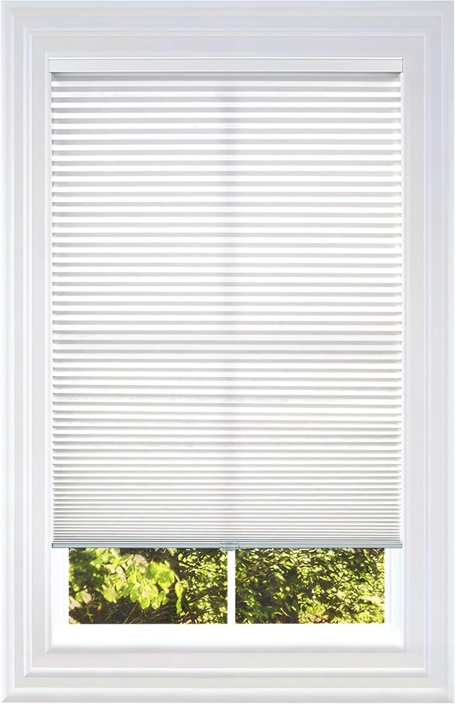 Cellular Honeycomb Cordless Polyester Shade 9/16" Single Cell Light