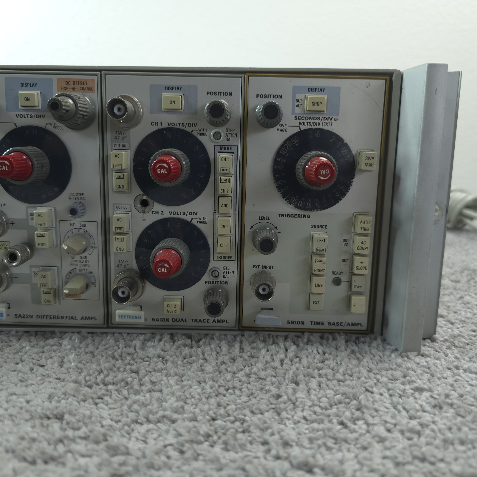 Tektronix 5111 Dual Beam Analog Storage Oscilloscope Biomedical 5A22N Diff AMPL