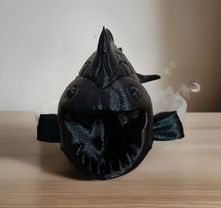 Bloop Sea Creature - 3d printed Flexible fidget toys