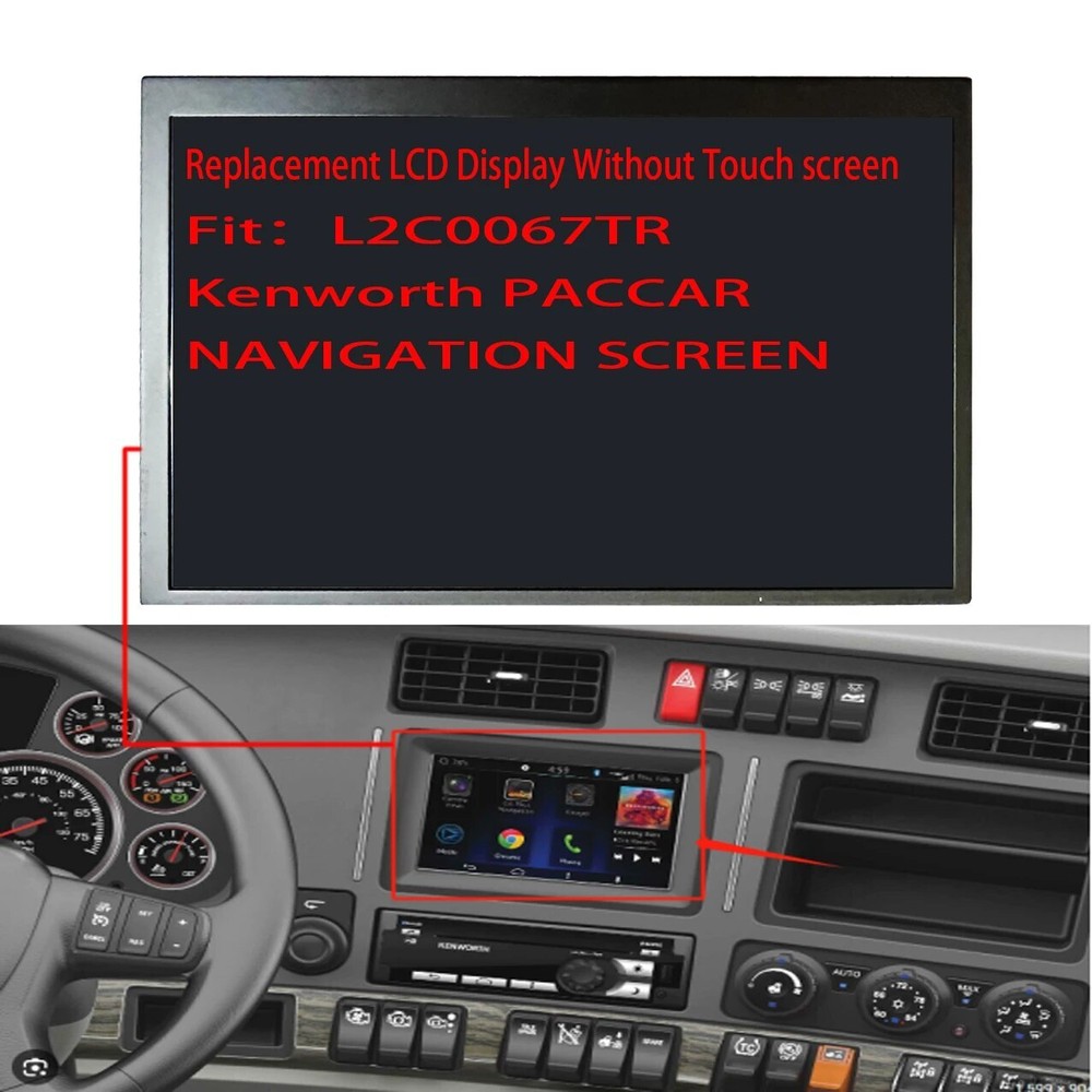 Replacement Navigation Radio Display Touch SCREEN KENWORTH PETERBILT 389 579 386