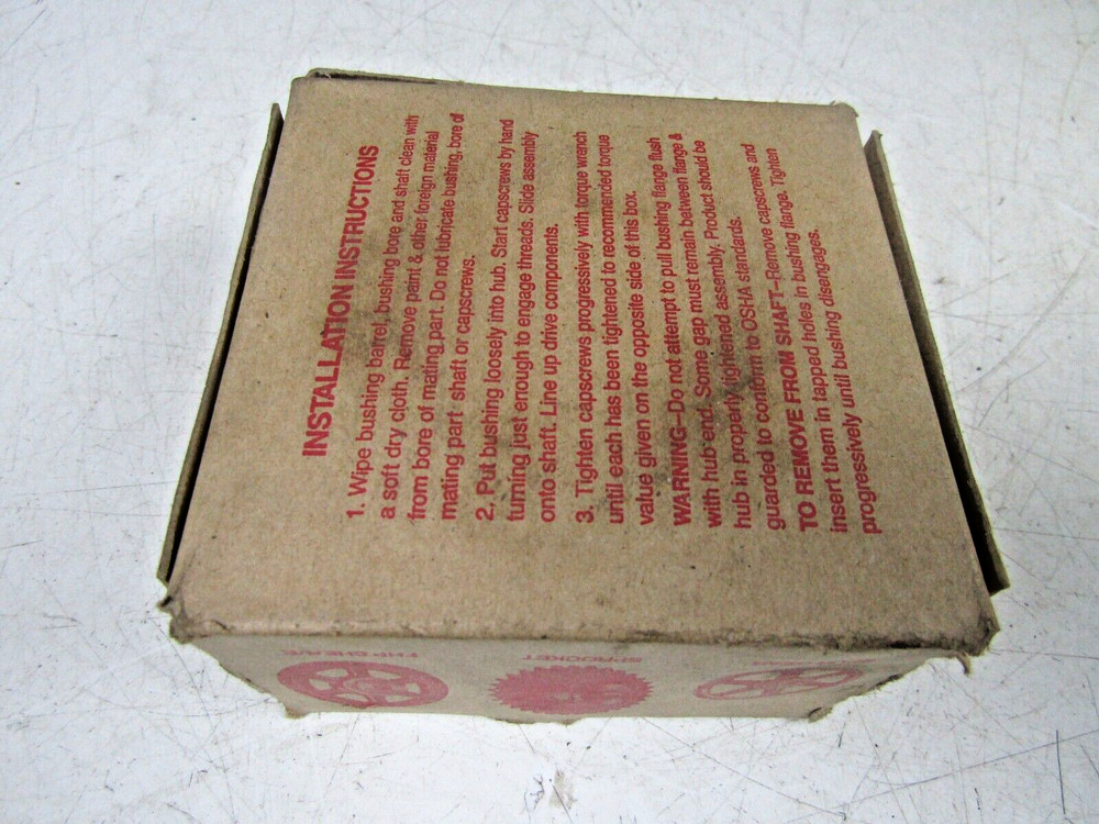 🔥 NEW BROWNING B 1 7/8 SPLIT TAPER BUSHING 1-7/8" SEALED BOX!